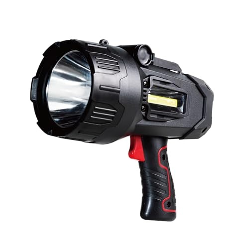 Rechargeable Spotlight, 1500 Lumens LED Spotlight Flashlight, Waterproof