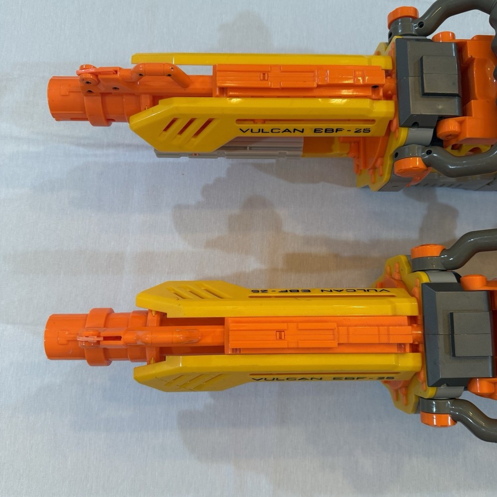 Nerf Vulcan EBF 25 Blaster Dart Gun Untested Missing Battery Tray
