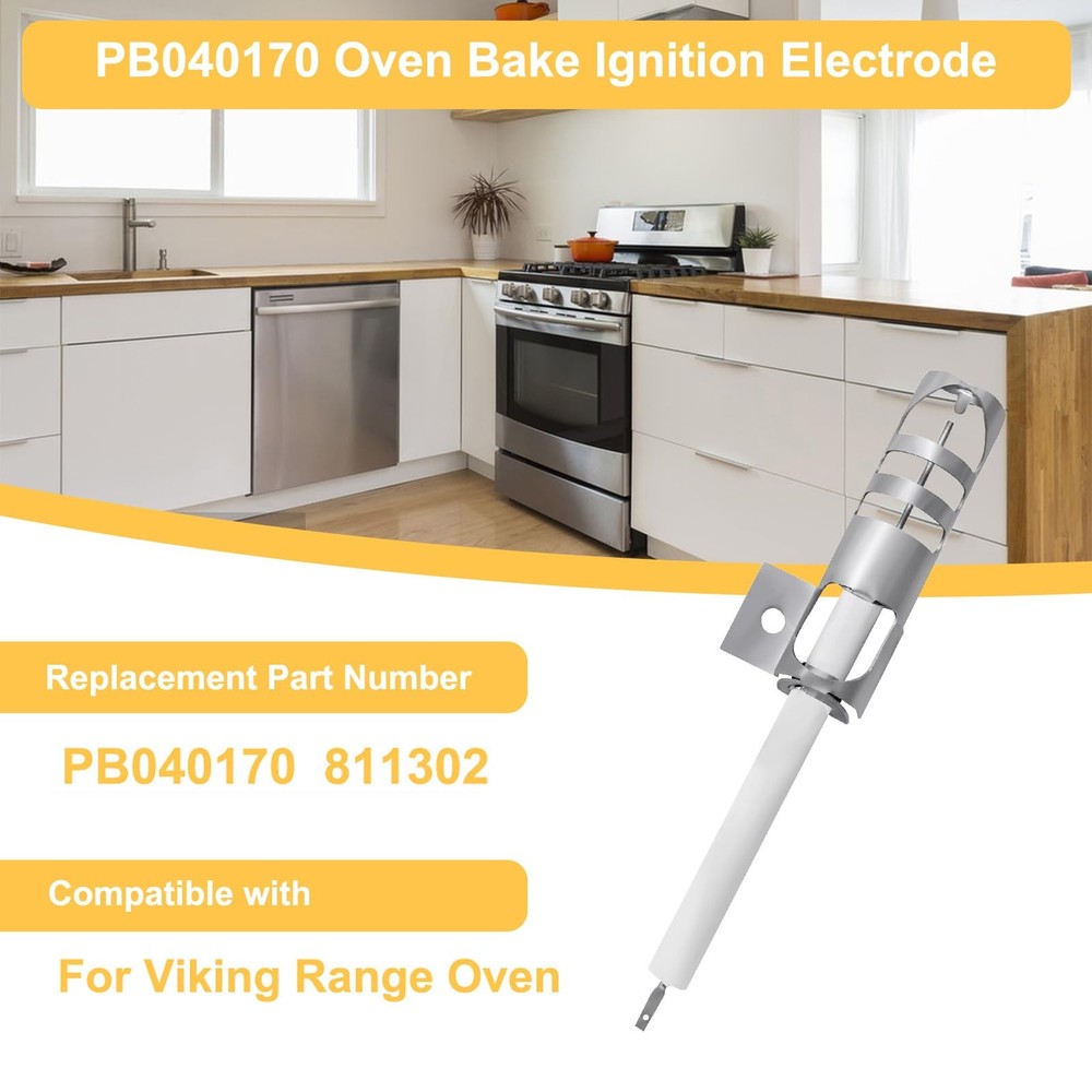 PB040170 Oven Igniter Electrode Replacement Part for Viking Bake Igniter