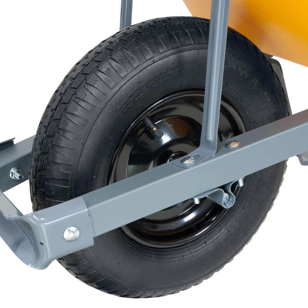 6 cu. ft. Poly Wheelbarrow with Total Control Handles