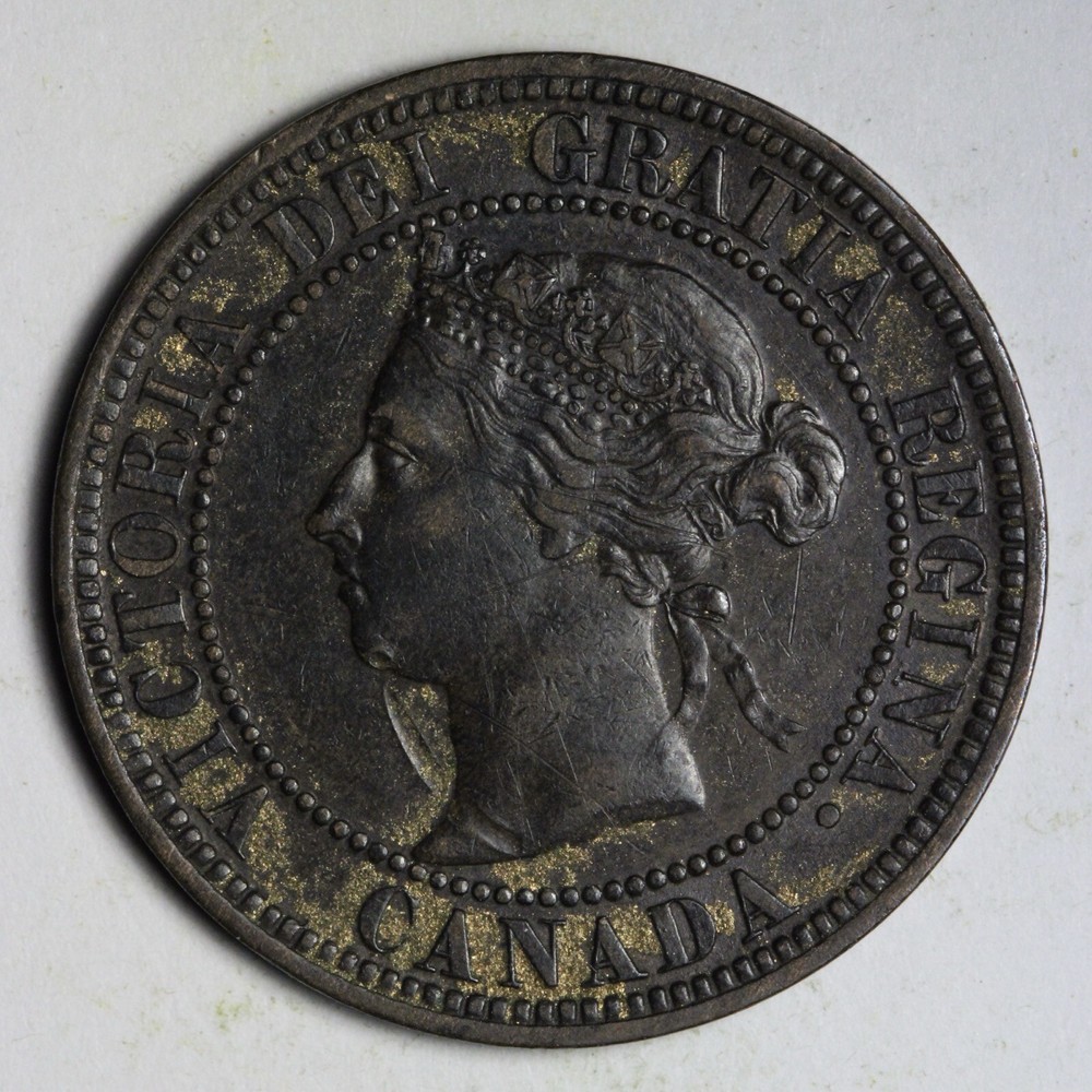 1891 LL LD Canada Large Cent E183 SCK