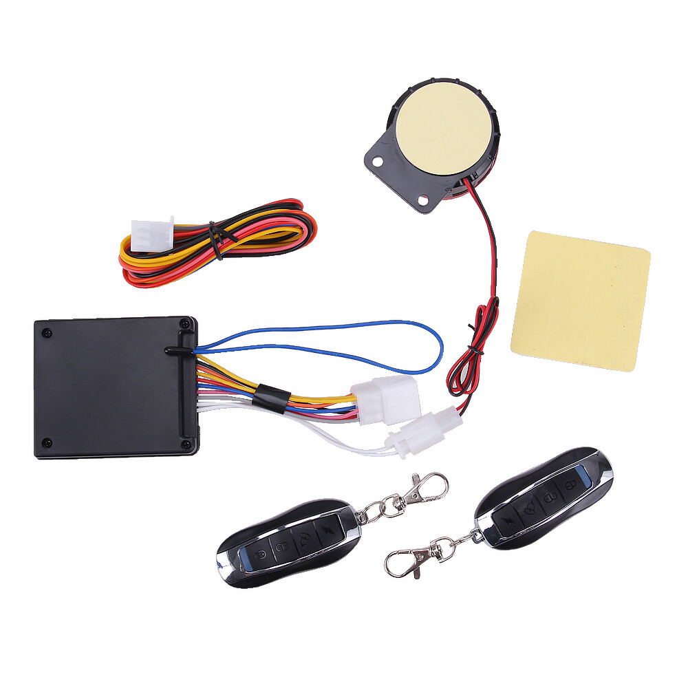 Motor Bike 12V Security Alarm System Anti-theft Remote Control Engine Start
