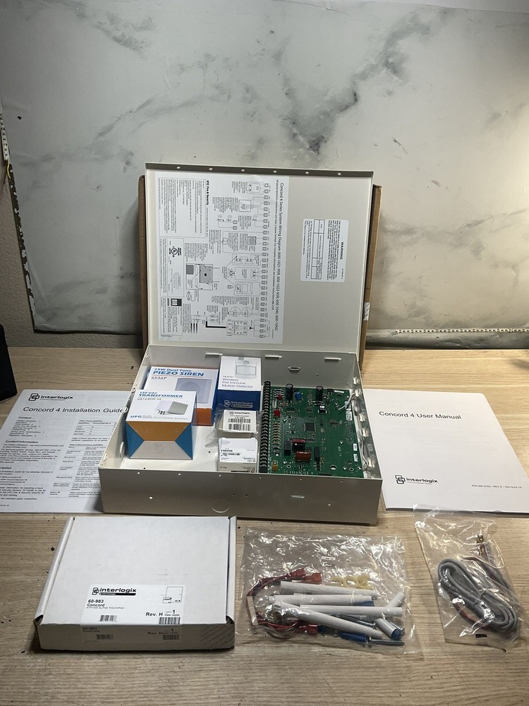 NEW GE /Interlogix/ CONCORD 4 SECURITY SYSTEM /JUA2968