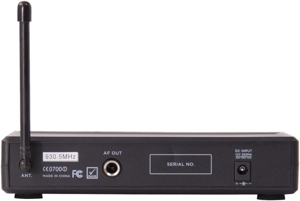 Gemini DJ UHF-01M F1 Wireless Microphone System,Black