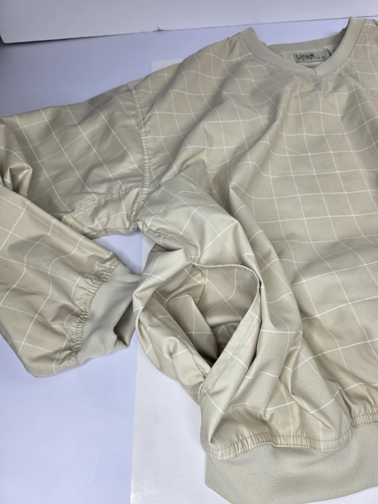 Links Edition Jacket Mens Large Performance Windbreaker Water Resistant Pullover