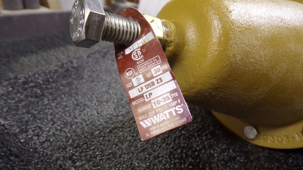 WATTS 3/4 LFU5B-LP-Z3 Water Pressure Reducing Valve,30 psi(G)