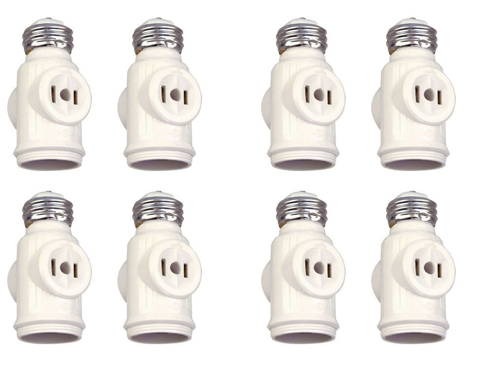 (case of 8) Eaton socket adapter, One socket to one socket with two 250W NEMA