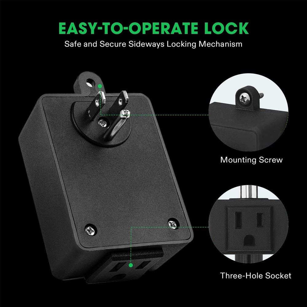 VIVOSUN Variable Speed Controller Cordless Vent Blower Speed Adjuster for Inl...