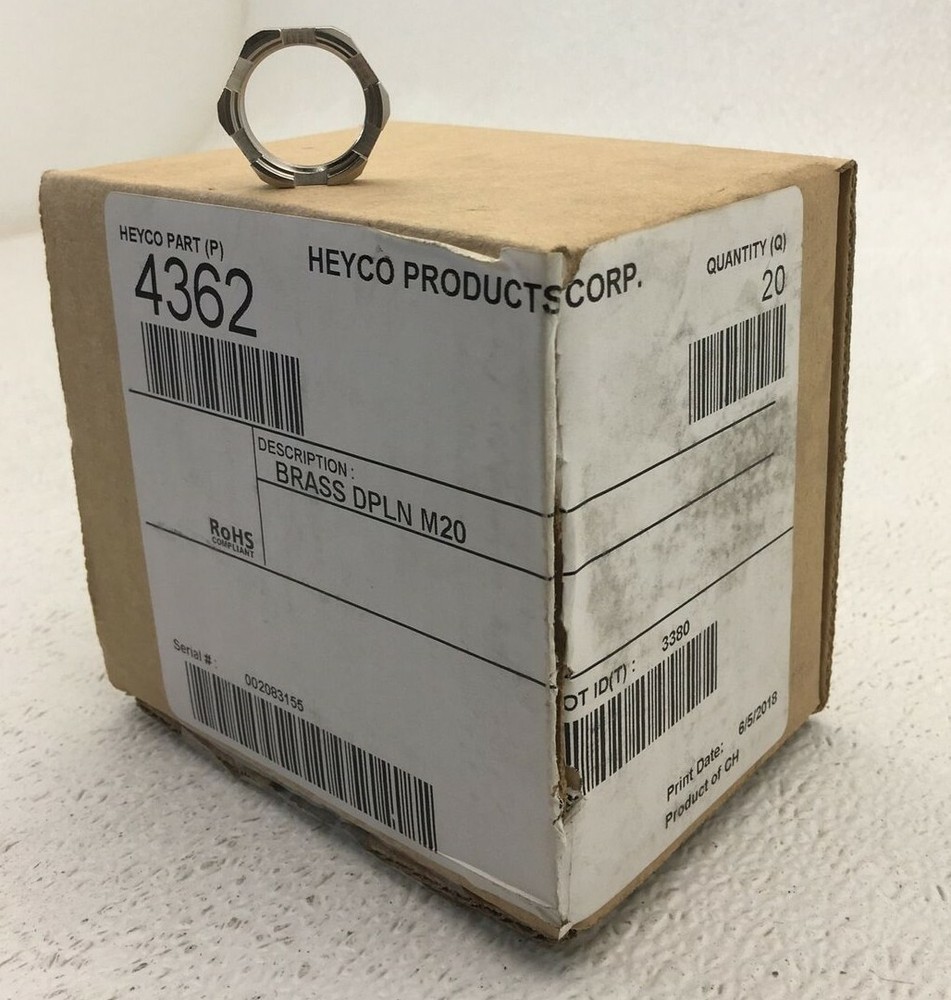 4362 HEYCO BRASS DPLN M20