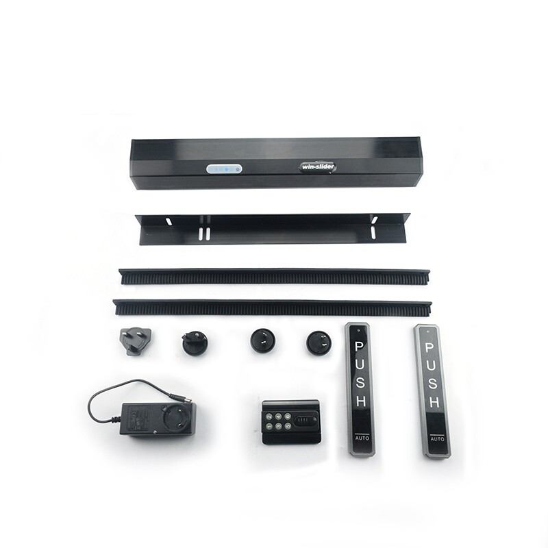 Olide Automatic Residential Sliding Door Operator for Kitchen Use in Black Color