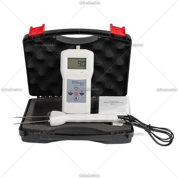 Textile Moisture Meter Tester Analyzer For Clothes Wool Yarm Moisture Measuring