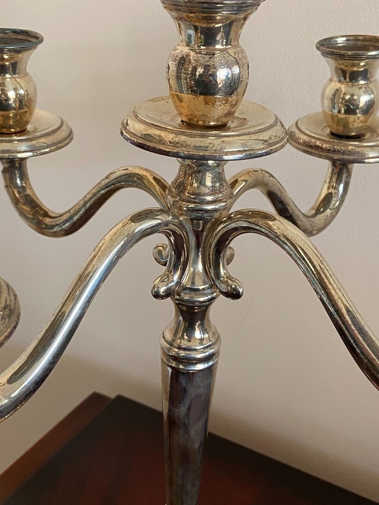 5 Flame Chandelier SILVER 800