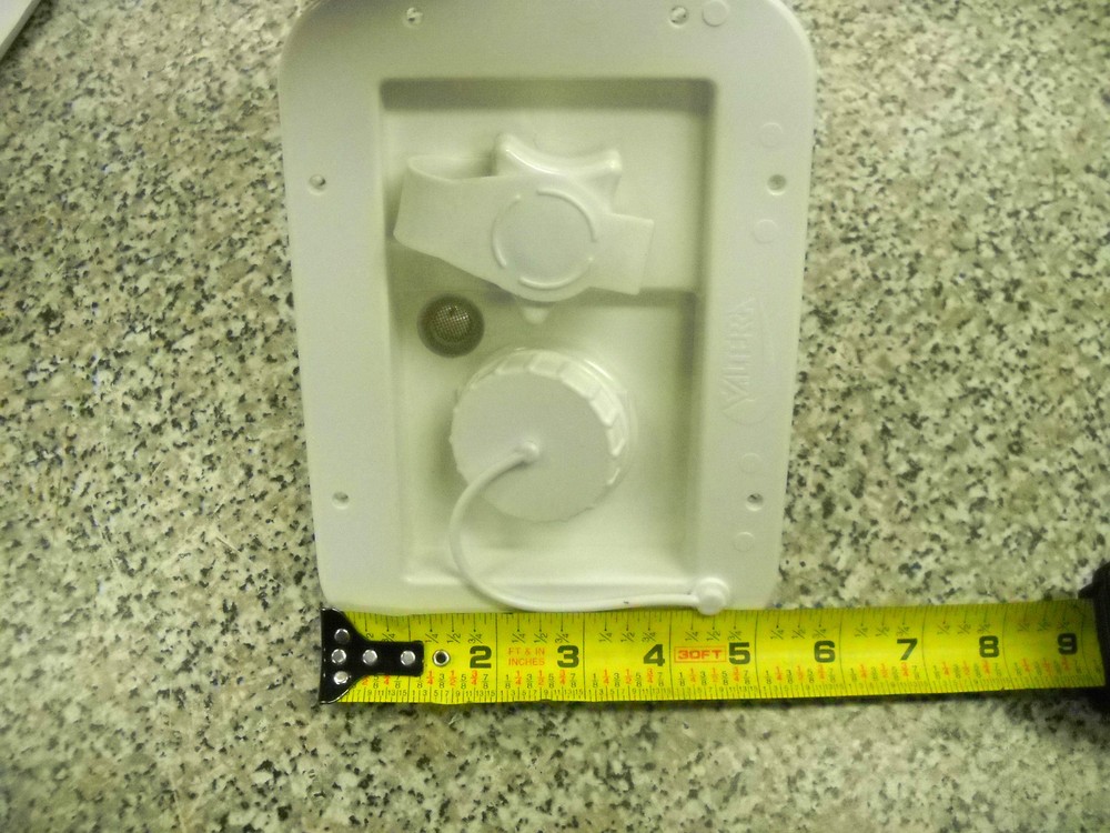 Valterra White Gravity City Water Inlet Hatch Camper Rv Trailer