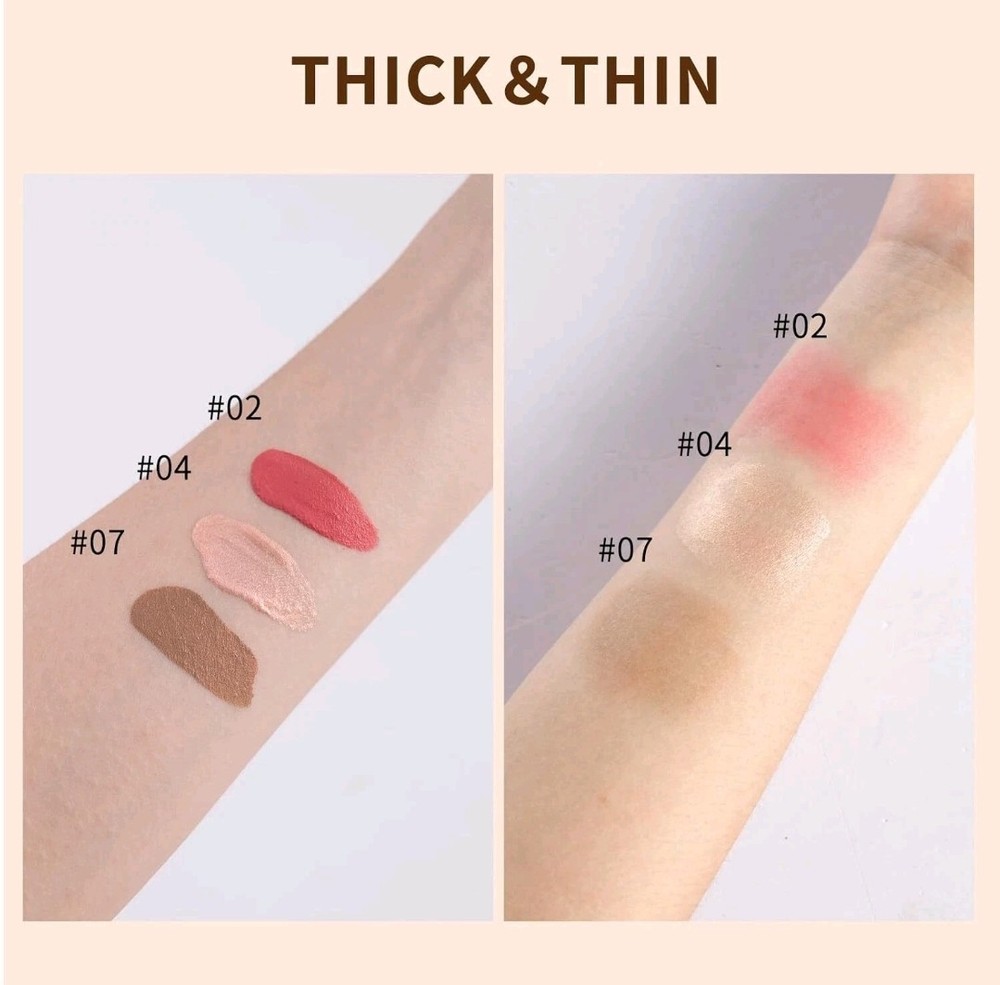 Newvenper Liquid Highlighter Liquid Blush Long Lasting 0.25 fl.oz #04