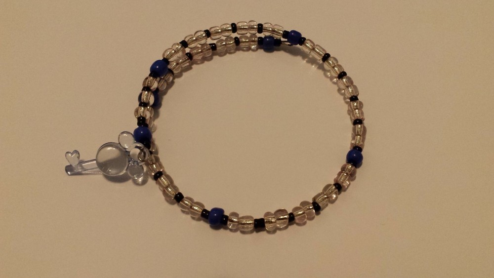 Handmade Bracelets With Memory Wire & Beads (Includes All 3) Different Colors