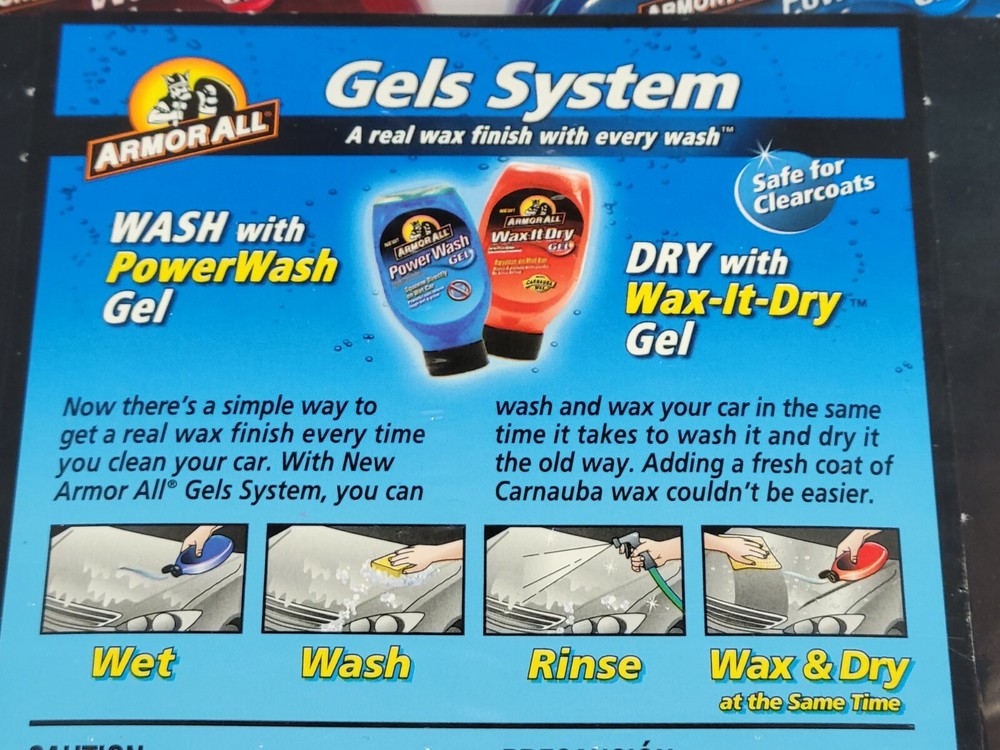 ArmorAll Gels System Car Wash/Wax 2pc