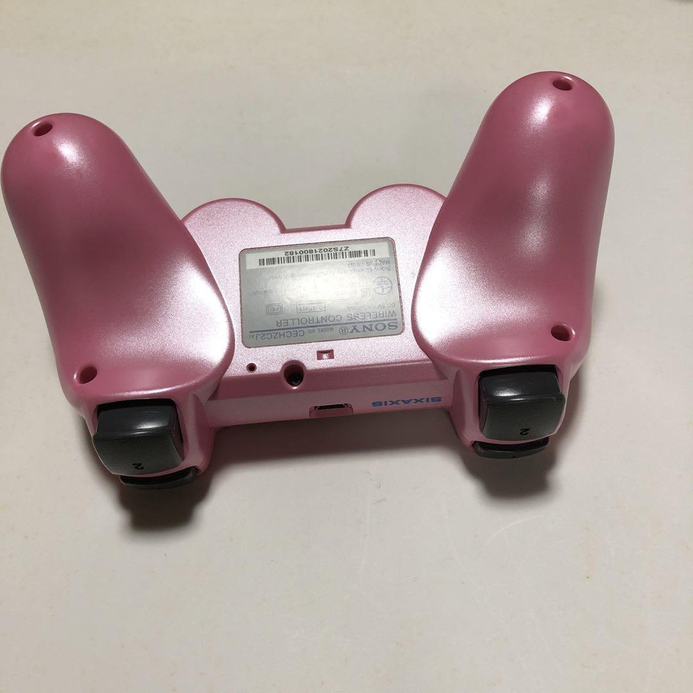 SONY PS3 DUALSHOCK3 Candy Pink Wireless controller Used Game