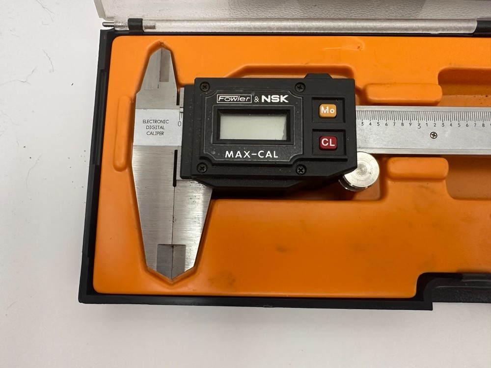 Fowler & NSK Max-Cal Electronic Digital Caliper With Case