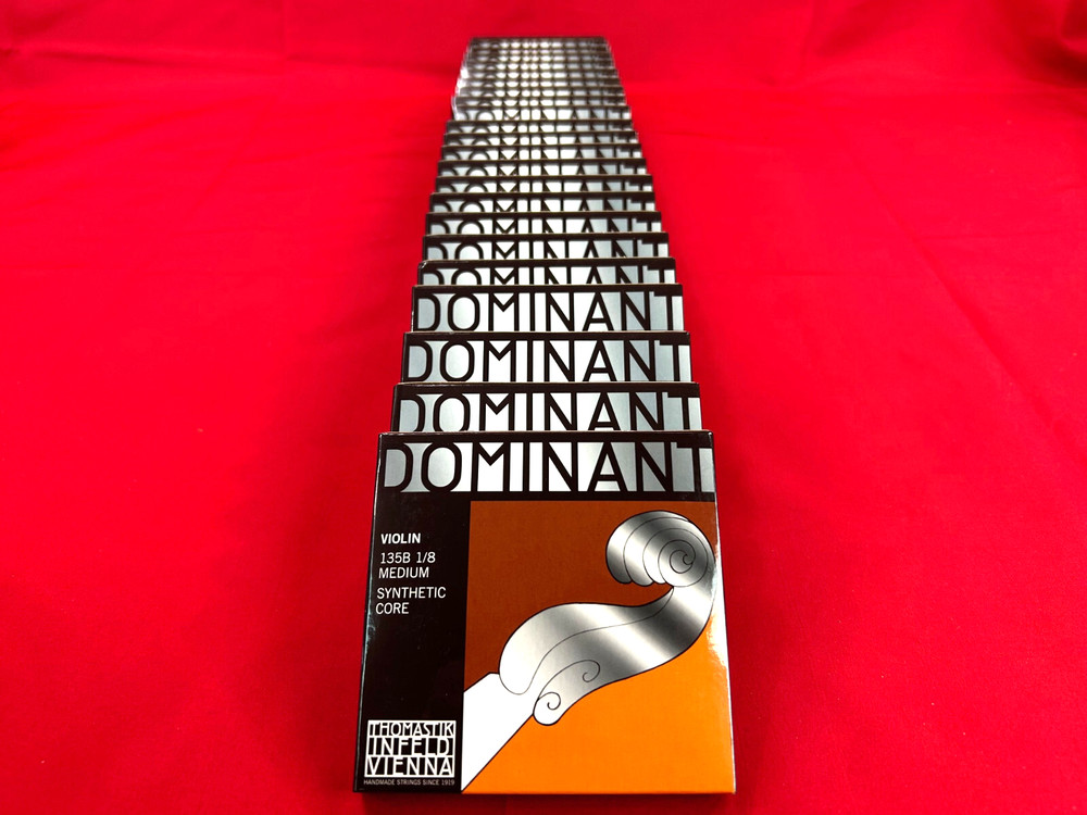 100% Authentic Thomastik Dominant 135B Violin String  Set 1/8  E Ball