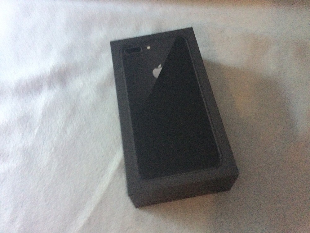 IPHONE APPLE BOX **EMPTY** 8 PLUS, SPACE GRAY 64G WITH INSERTS