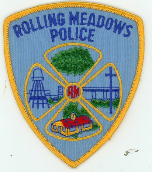 ILLINOIS IL ROLLING MEADOWS POLICE NICE SHOULDER PATCH SHERIFF
