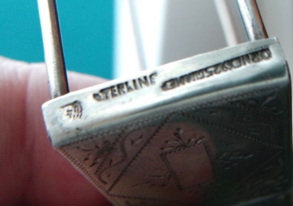 Antique 925 sterling silver cigarette top #953