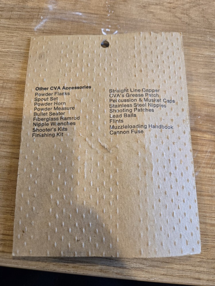 Vintage NOS CVA AC1433 Muzzleloader Set of 3 Flints