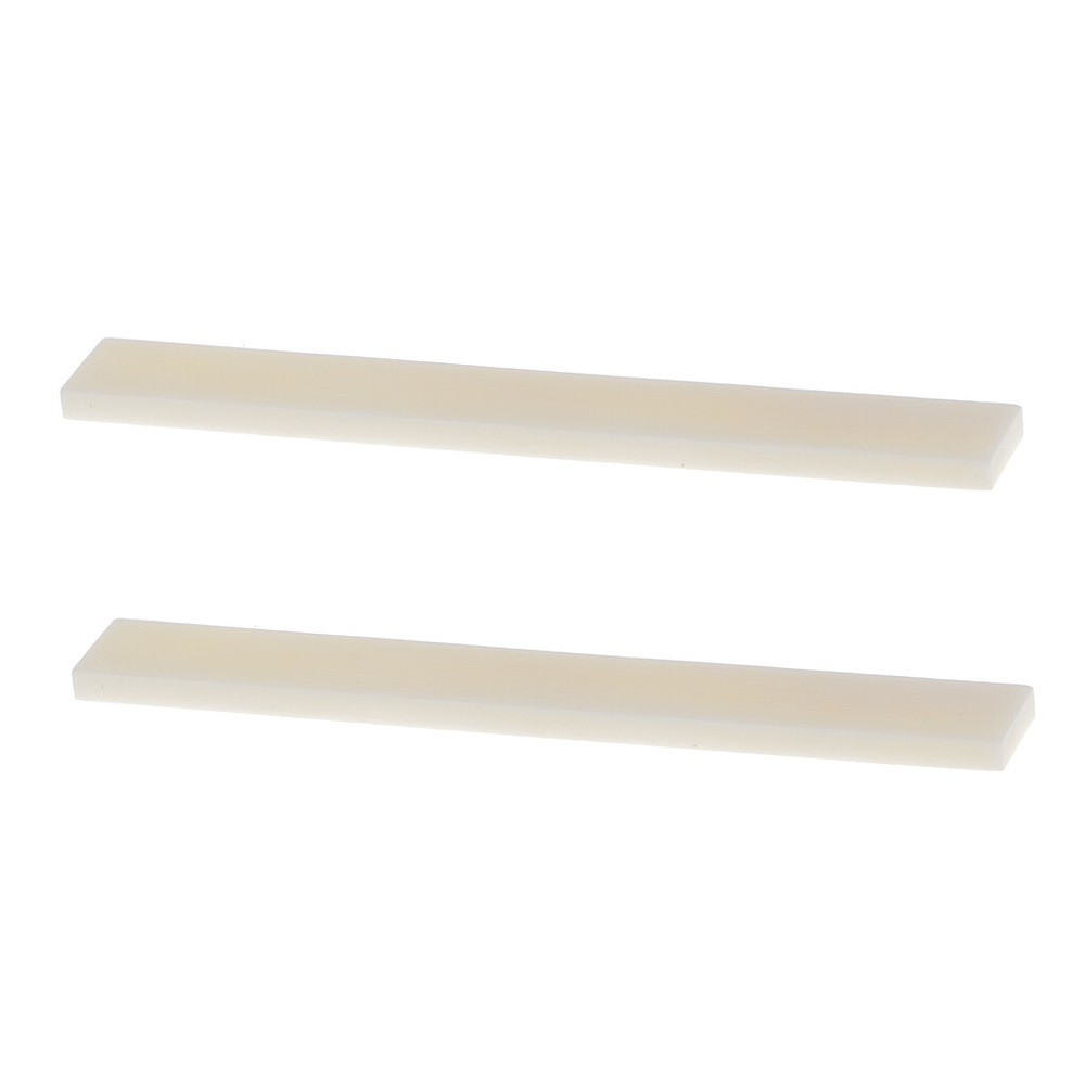 10Pc 80*3*10mm White Bone Guitar String Bridge Saddle For Acoustic Classical NEW