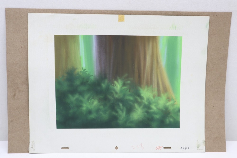 Original Hand Painted Animation Production Background (228-18)