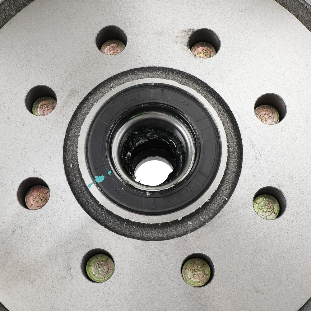 Trailer Hub and Drum Assembly for 7000 Lbs Axles - 12"-8 on 6-1/2" Pre-Greased