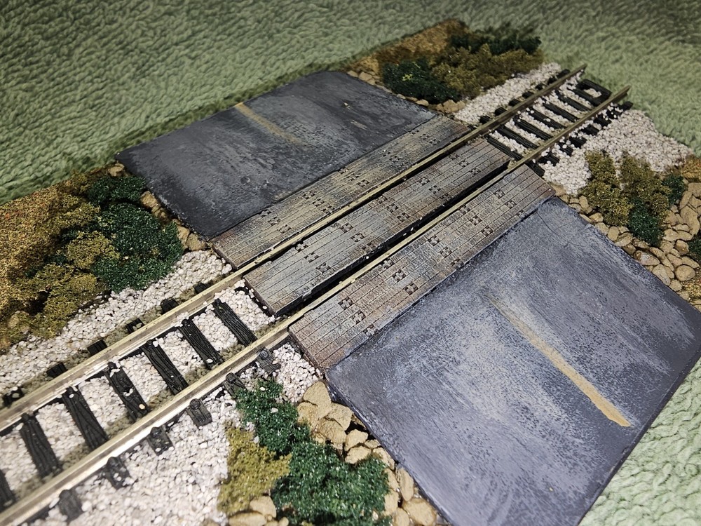 River & Dock N Scale Two Lane Road Crossings