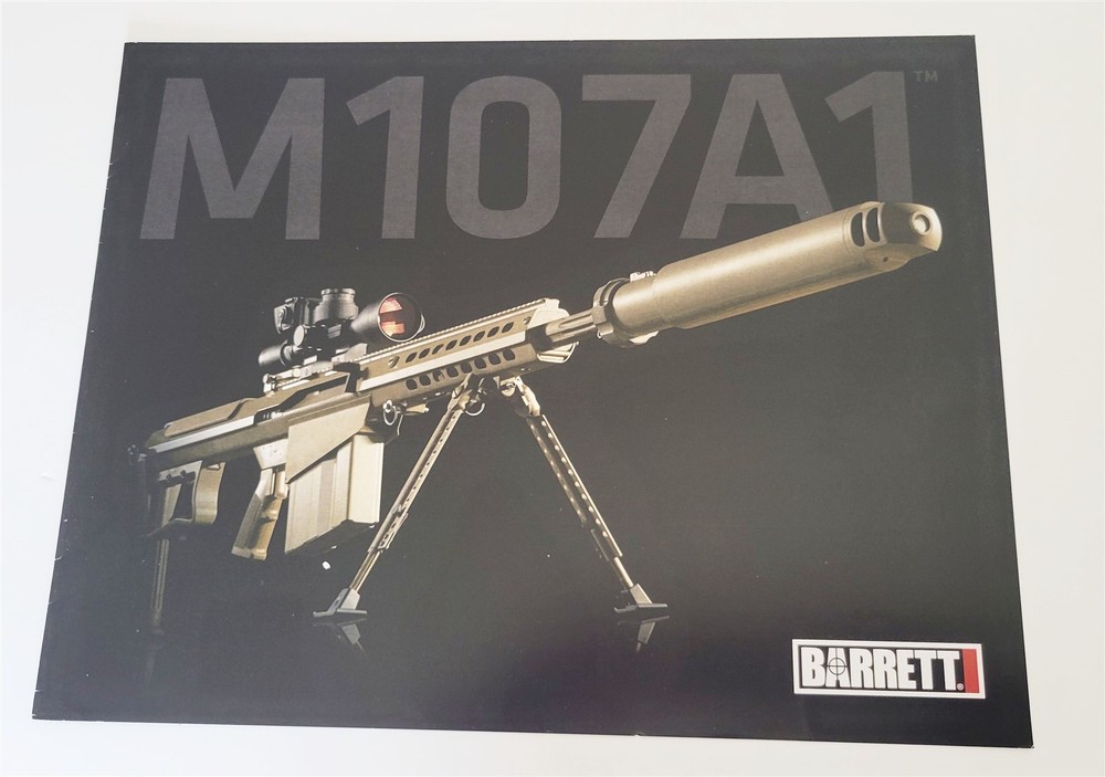 Barrett M107A1 Firearms Data Leaflet Military Hunting