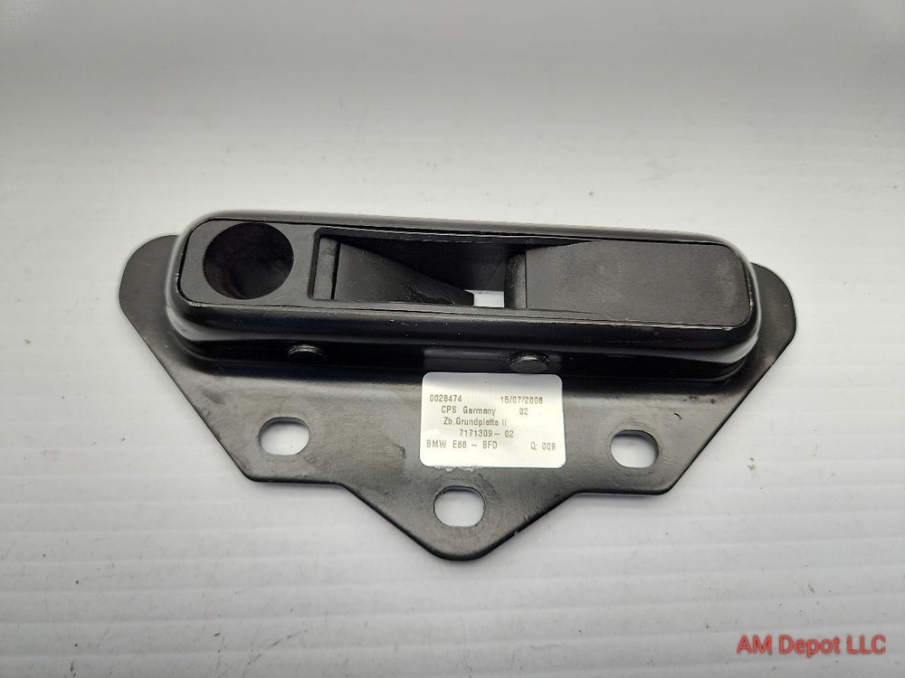 2009 BMW 135i 128i E88 Convertible Left Windshield Soft Top Lock Base Plate