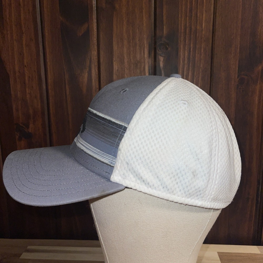 Gray And White Callaway Golf Hat Distressed