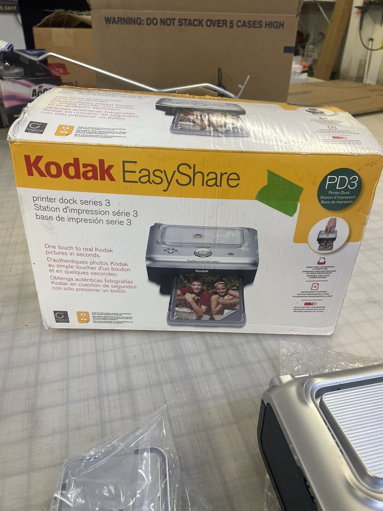 Kodak EasyShare PD3 Printer Doc Series 3 Print One Touch TESTED Need Power Cord