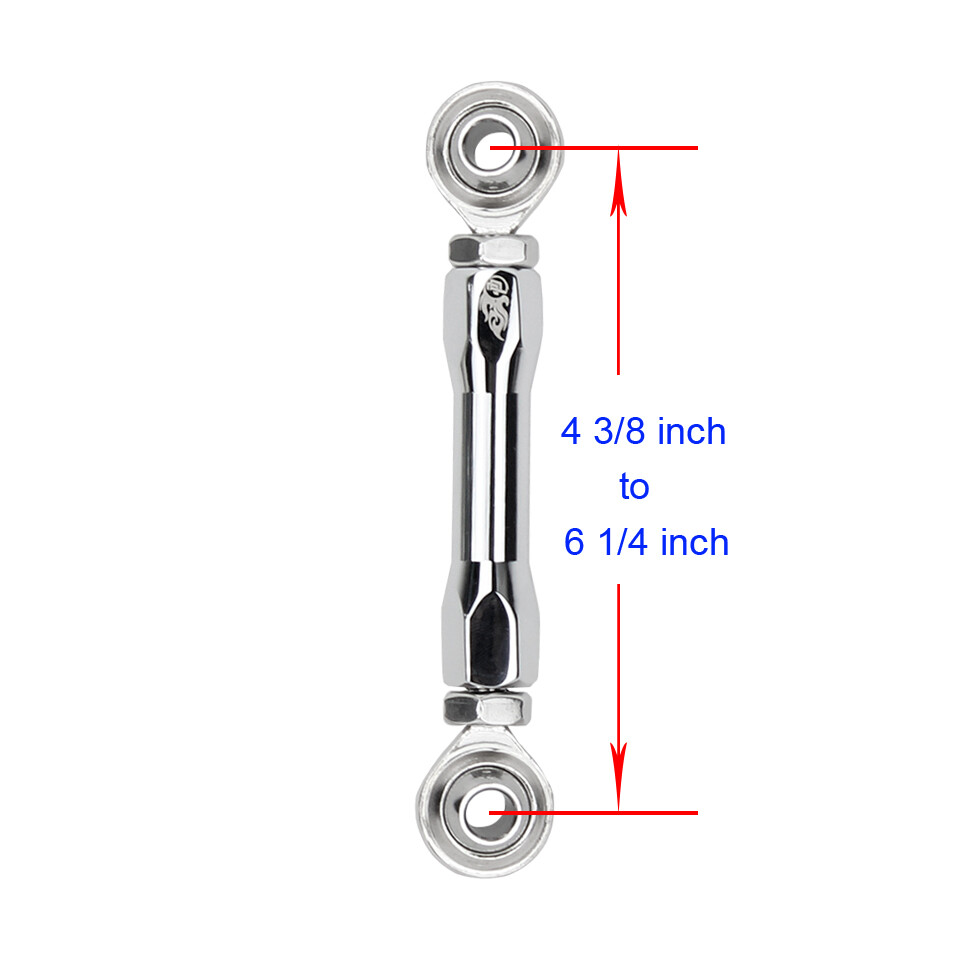 Chrome Shift Linkage Link for Harley Mid Control 17-before Dyna FXD/I FXDF FXDC