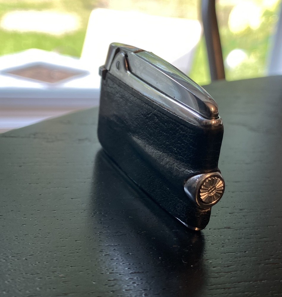 Vintage Ronson Adonis Leather Wrapped Varaflame Lighter