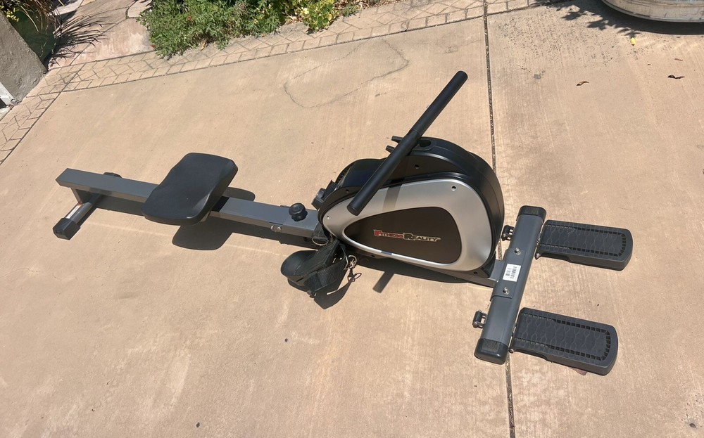 Fitness Reality Magnetic Rowing Machine with Bluetooth Workout Tracking Built...