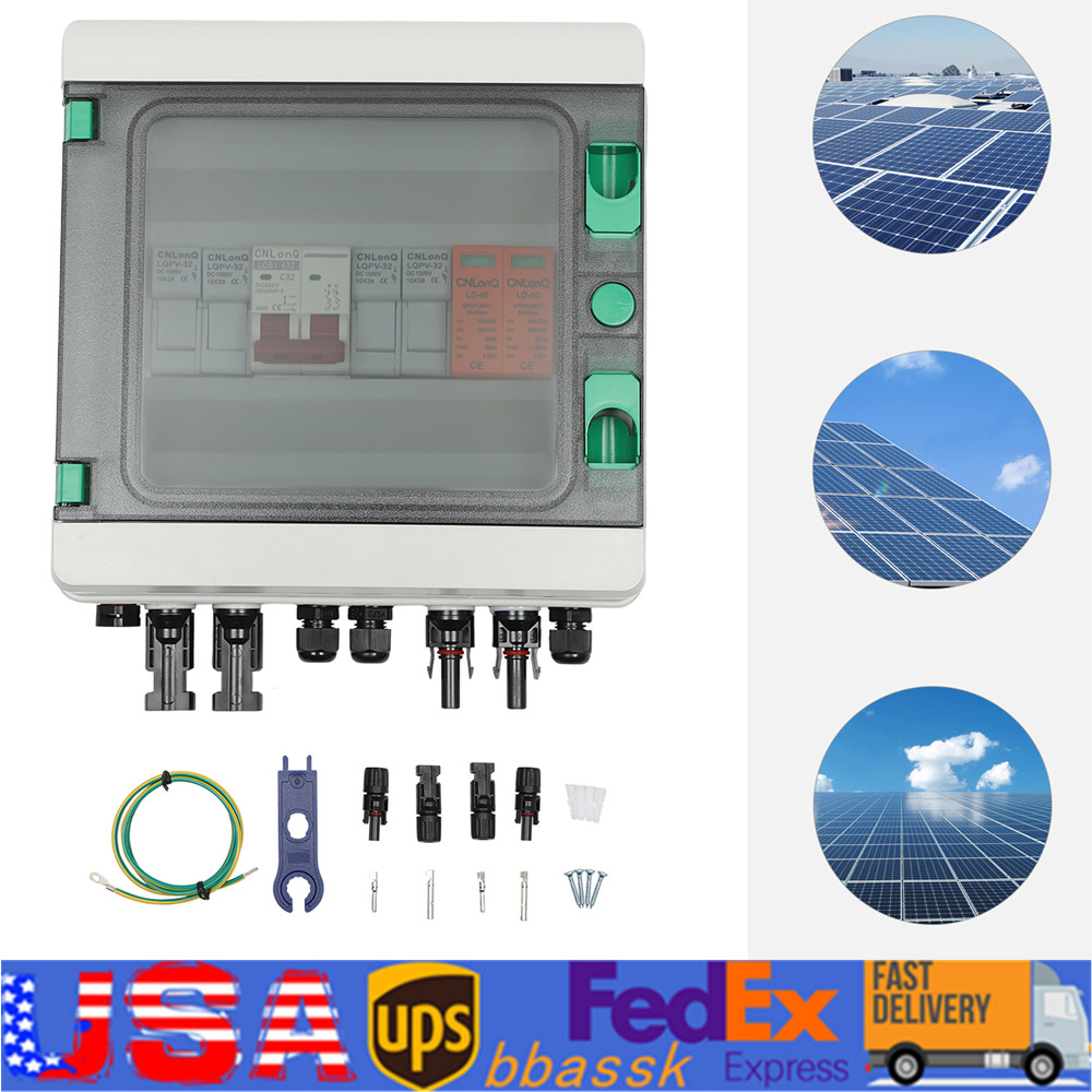 Solar DC String Box Solar Combiner Junction Box Circuit Breaker for Solar Panel