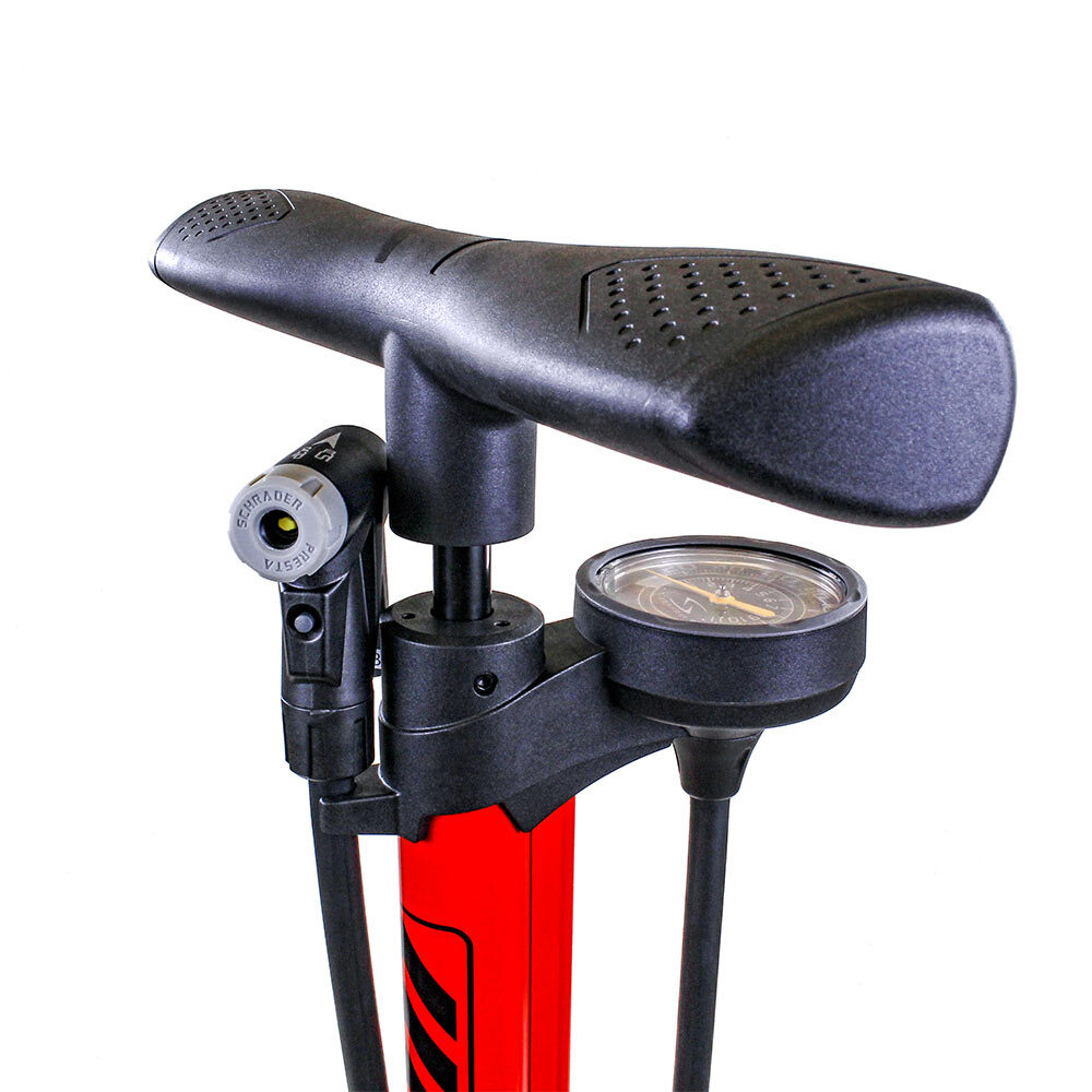 Serfas FP-T3 Air Force Tier Three Floop Pump Red