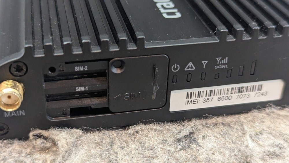 CradlePoint IBR650B-LP4 4G LTE w/ 3G Fallback Router - Untested