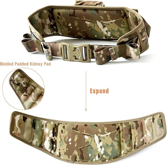 MOLLE Large Pack Frame Capricorn Camo Waist Belt Tactical External Frame System