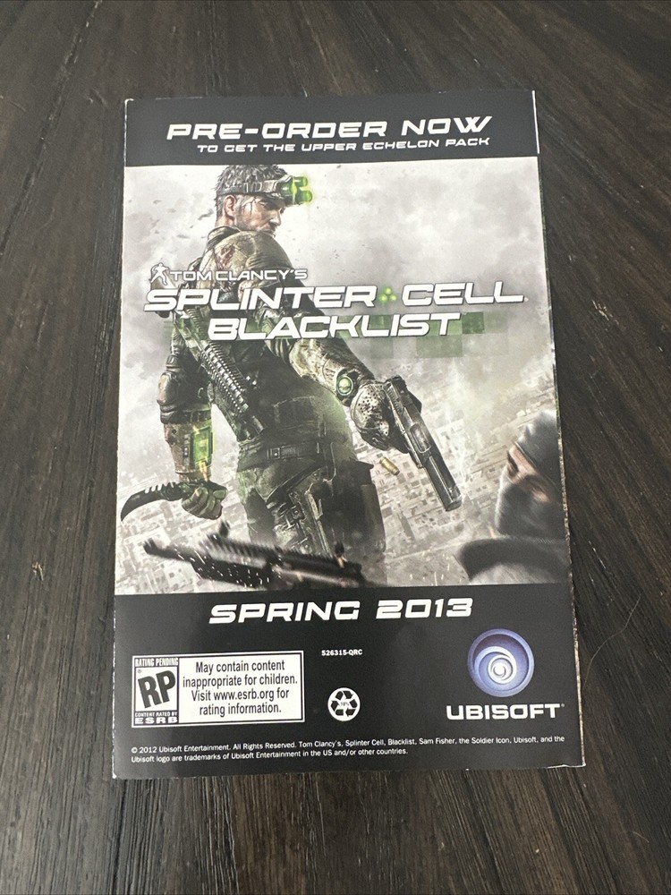XBOX 360 Manual Only Farcry 3