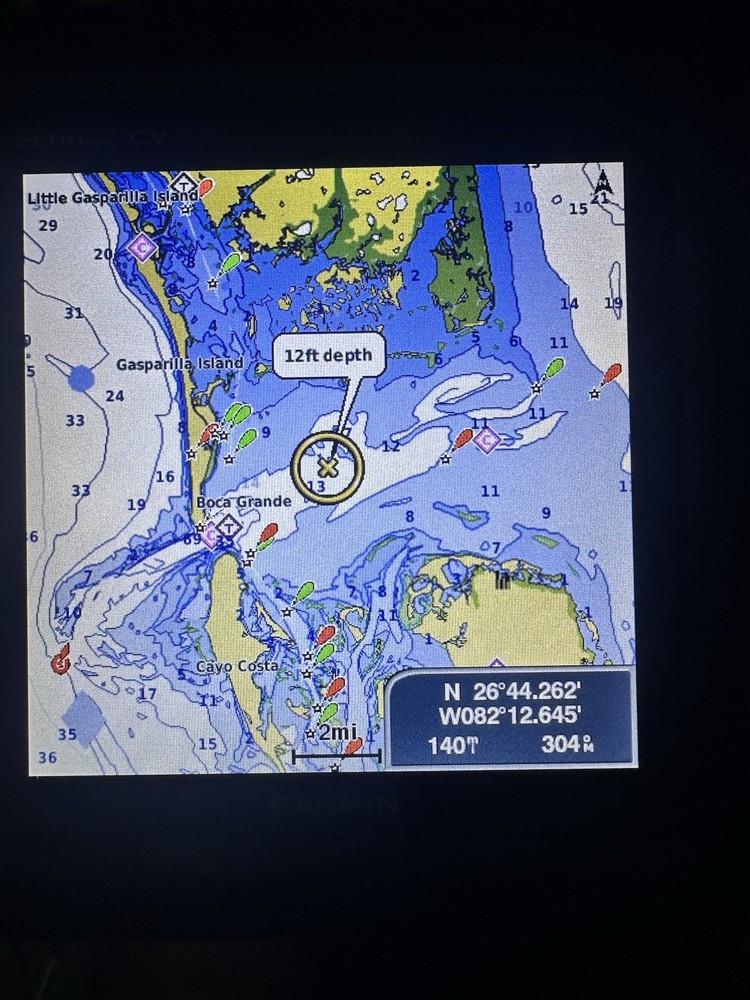 Garmin Echomap Chirp 54cv Chartplotter Sonar GPS w/ Cover (TESTED)