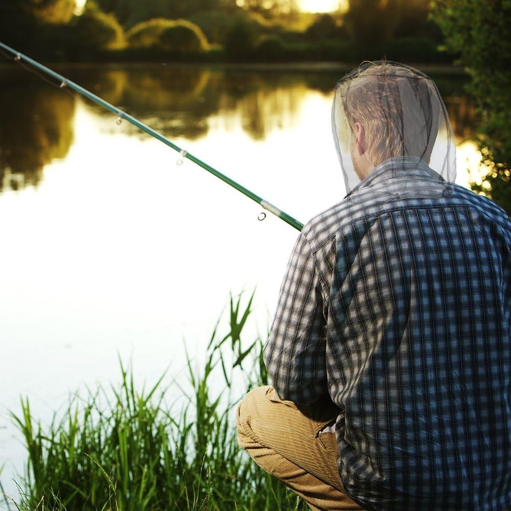 Extra Fine Mesh Bug Head Net - 3pcs for Complete Protection Against No-See-Ums