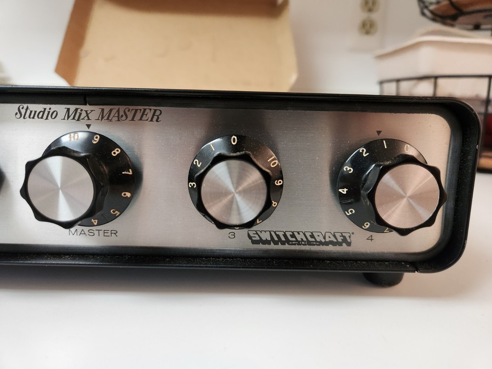 Switchcraft Transistorized Mixer Model 307TR- Vintage New In Box