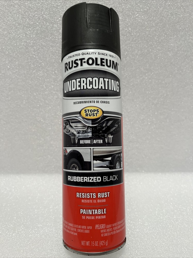 Rust-Oleum 248657 Black Rubberized Undercoating Spray - 15oz