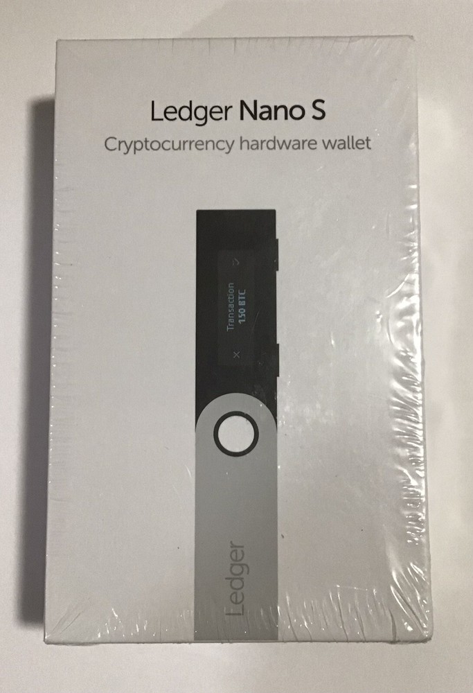 Ledger Nano S USB Hardware Wallet, New