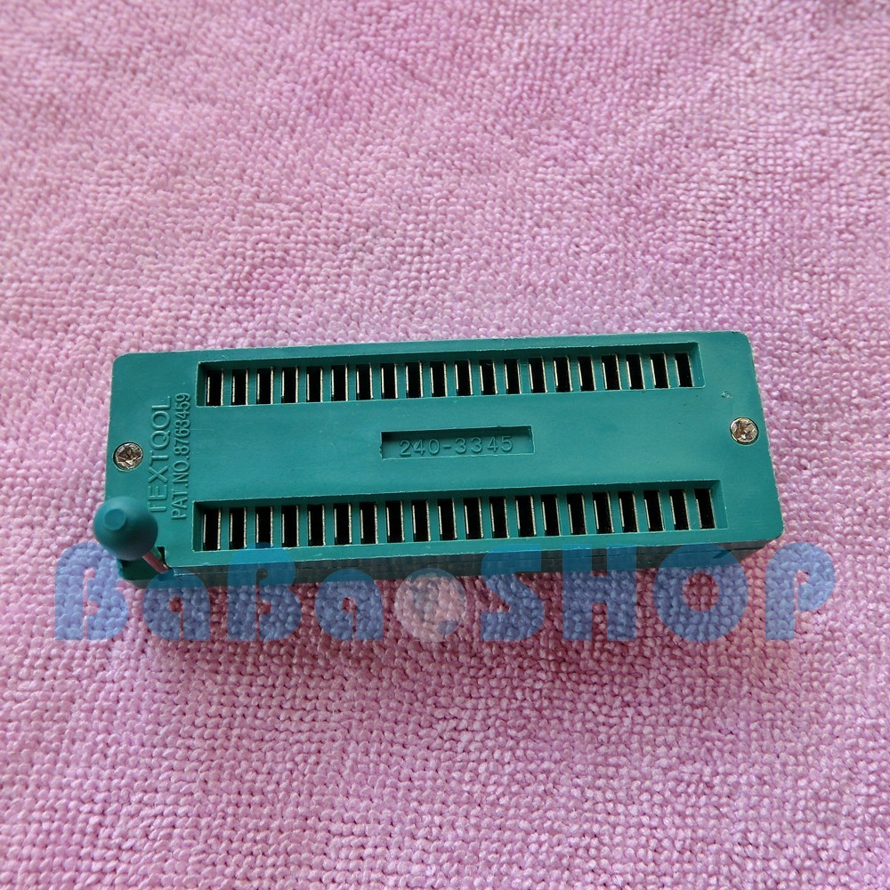 40-Pin Multi-function Universal ZIF DIP IC Wide Test Board Socket DIY PCB