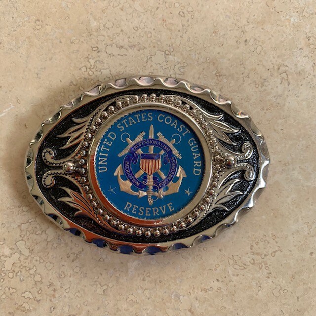 US Reserve Coast Guard Belt Buckle